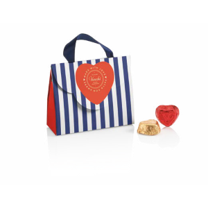 SAN VALENTINO - BORSINA VALENTINE CON CUORICINI ASSORTITI  DA 40 GRAMMI VENCHI